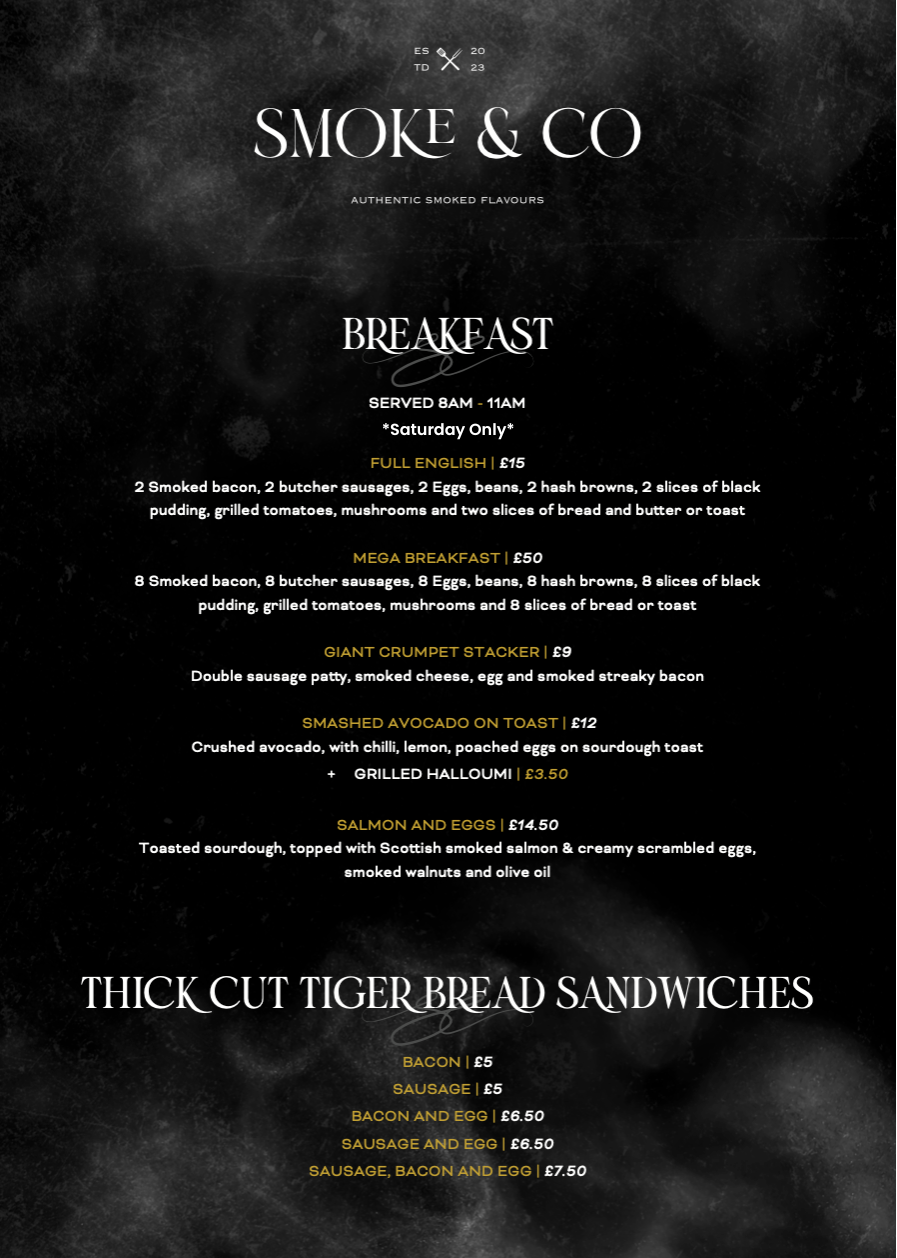 Breakfast Saturday Only